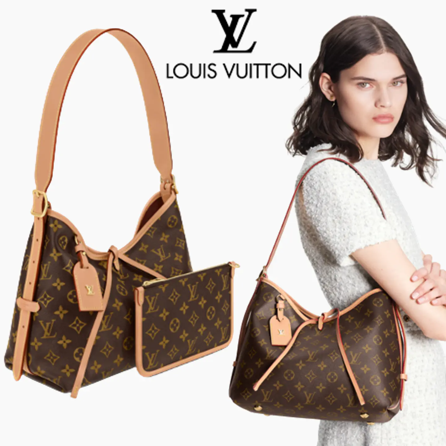 NEW IN◆ LV ショルダー メッセンジャー バッグ モノグラム 黒 M45911