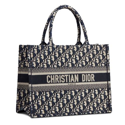 【Dior】DIOR BOOK TOTE ミディアムバッグディオールオブリーク(Lineで連絡して購入）