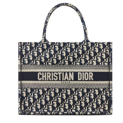 【Dior】DIOR BOOK TOTE ミディアムバッグディオールオブリーク(Lineで連絡して購入）